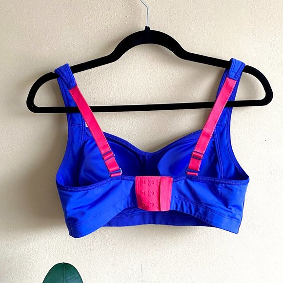 Lululemon Ta Ta Tamer II Size 34D in Pigment Blue and Pink - Picture 3 of 6